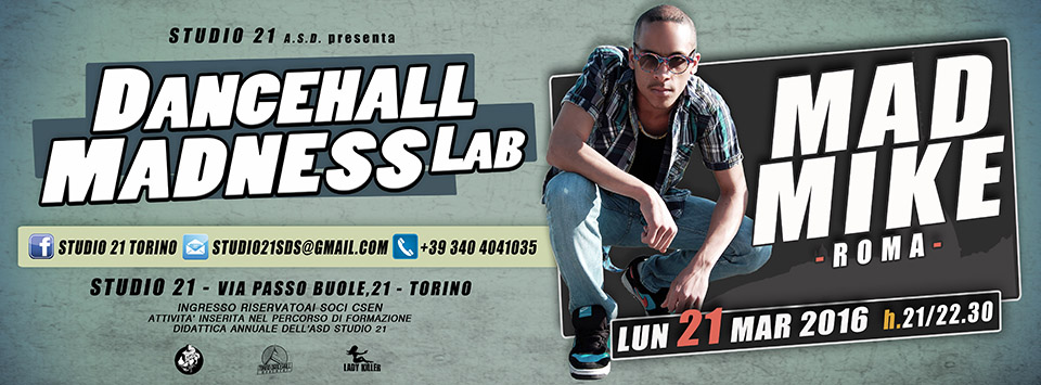 DANCEHALL MADNESS LAB – 2nd date