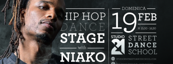 NIAKO – LEGION X : Hip Hop dance workshop