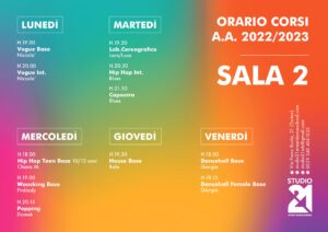 Studio21 Orari sala 1 anno 2022/2023